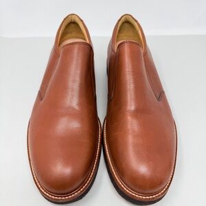 Samuel Hubbard Men's Frequent Traveler Whiskey Leather Casual Slip-On Size 9